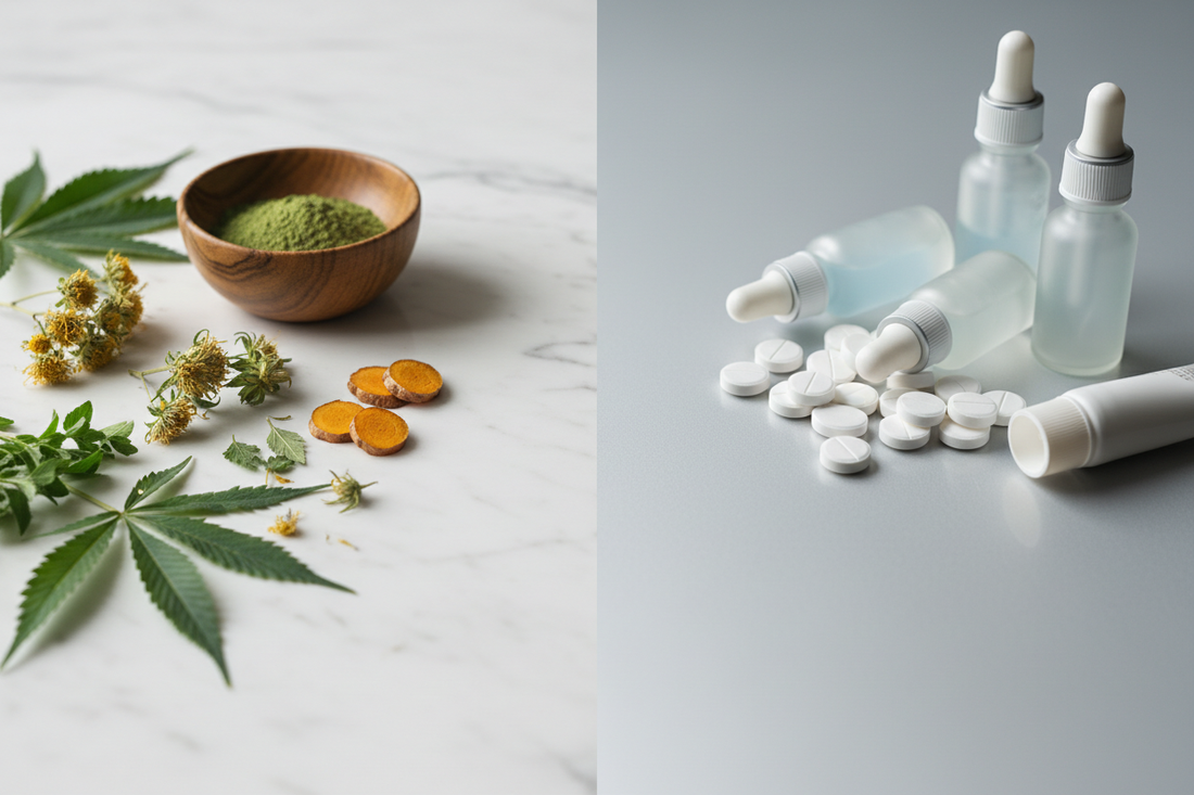 Anti-inflammatoires naturels vs chimiques : arnica, chanvre, curcuma face aux médicaments chimiques