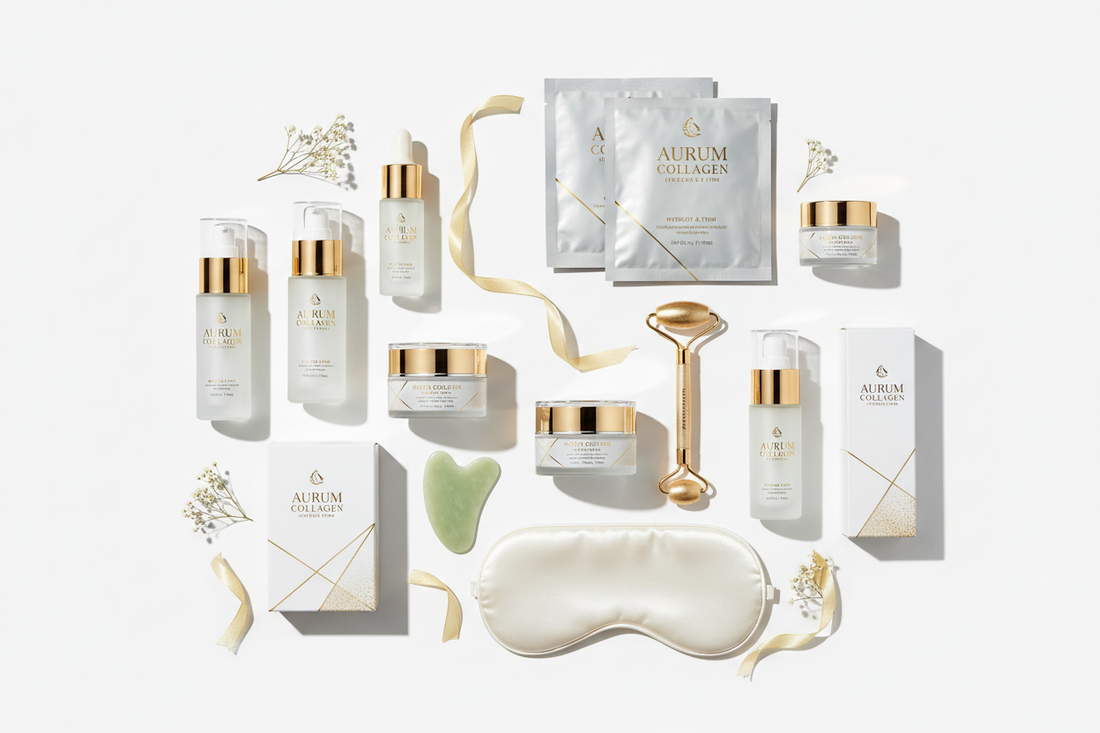 Coffret Soin Visage Collagène KATUNE 12 Pièces - Kit Complet Hydratant et Raffermissant