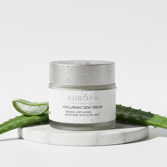 Crème Hydratante Acide Hyaluronique Bio 50ml - Anti-Âge Repulpante Aloe Vera