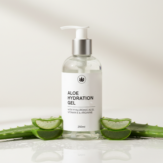 Gel Hydratant Aloe Vera et Acide Hyaluronique 250ml - Vitamine E et Arginine