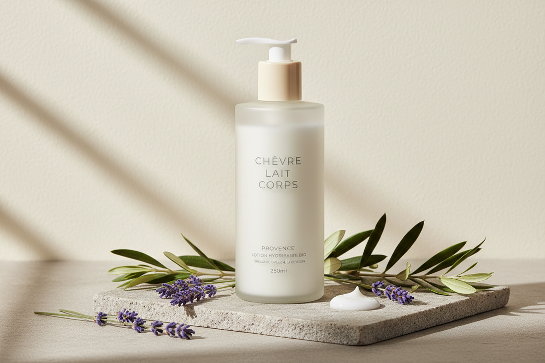 Lait Corporel au Lait de Chèvre Bio 250ml - Hydratant Apaisant Peaux Sensibles