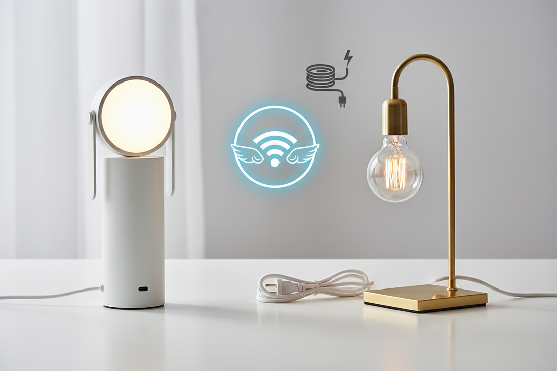 Lampe LED rechargeable vs lampe filaire : comparatif complet