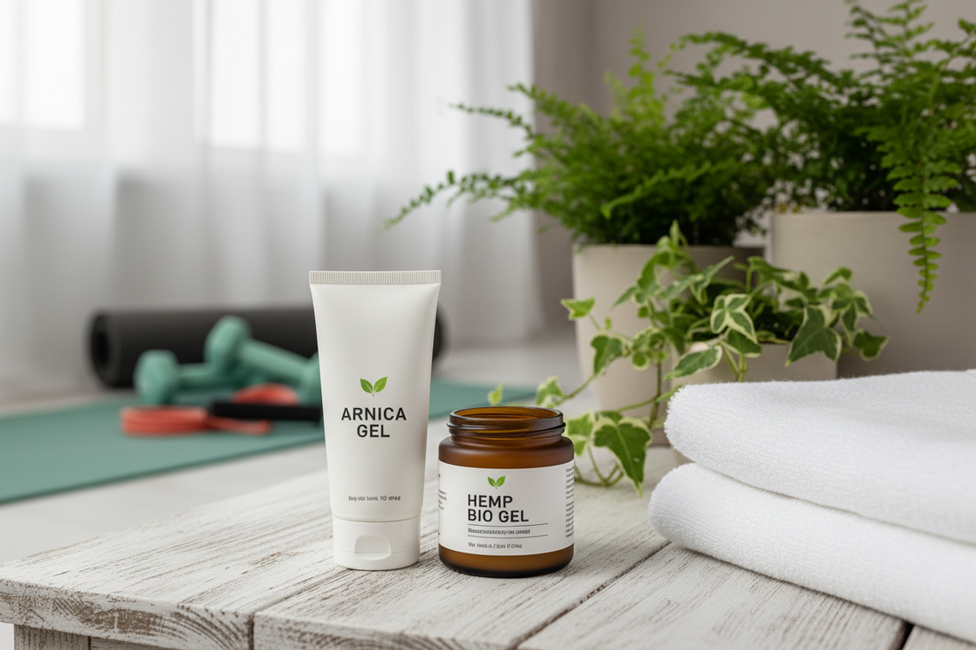 remèdes naturels contre les courbatures arnica chanvre bio