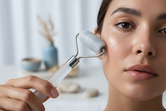 Rouleau de Glace pour le Visage : Le Secret des Dermatologues pour une Peau Éclatante en 5 Minutes