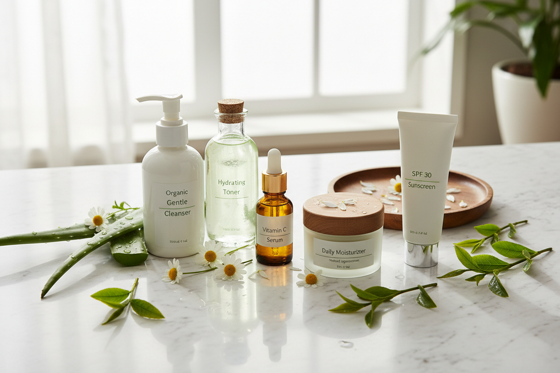Routine skincare du matin bio