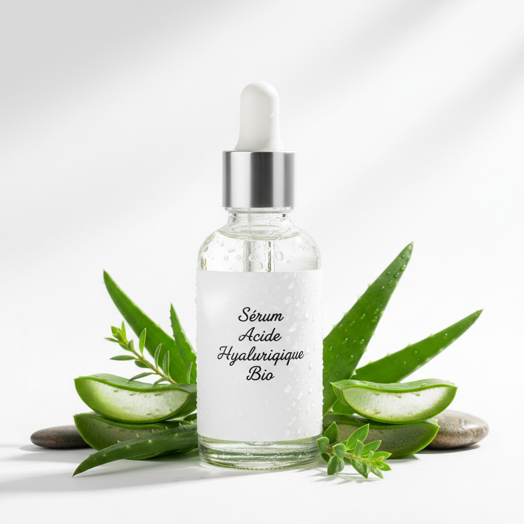 Sérum Acide Hyaluronique Bio 30ml - Anti-Âge Repulpant Aloe Vera Naturel