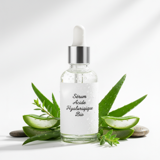 Sérum Acide Hyaluronique Bio 30ml - Anti-Âge Repulpant Aloe Vera Naturel
