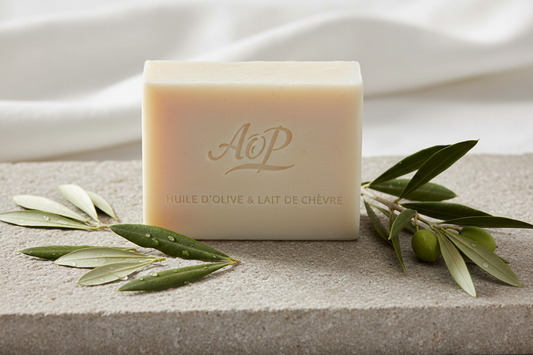 Savon Bio Huile d'Olive AOP et Lait de Chèvre 