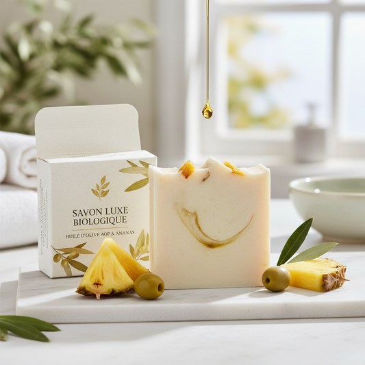 Savon Bio à l'Huile d'Olive AOP Parfum Ananas