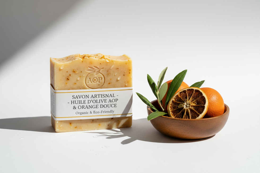 Savon Bio à l'Huile d'Olive AOP Parfum Orange