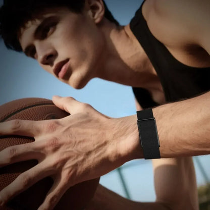  Bracelet remplacement Amazfit Helio noir - compatible montre connectée