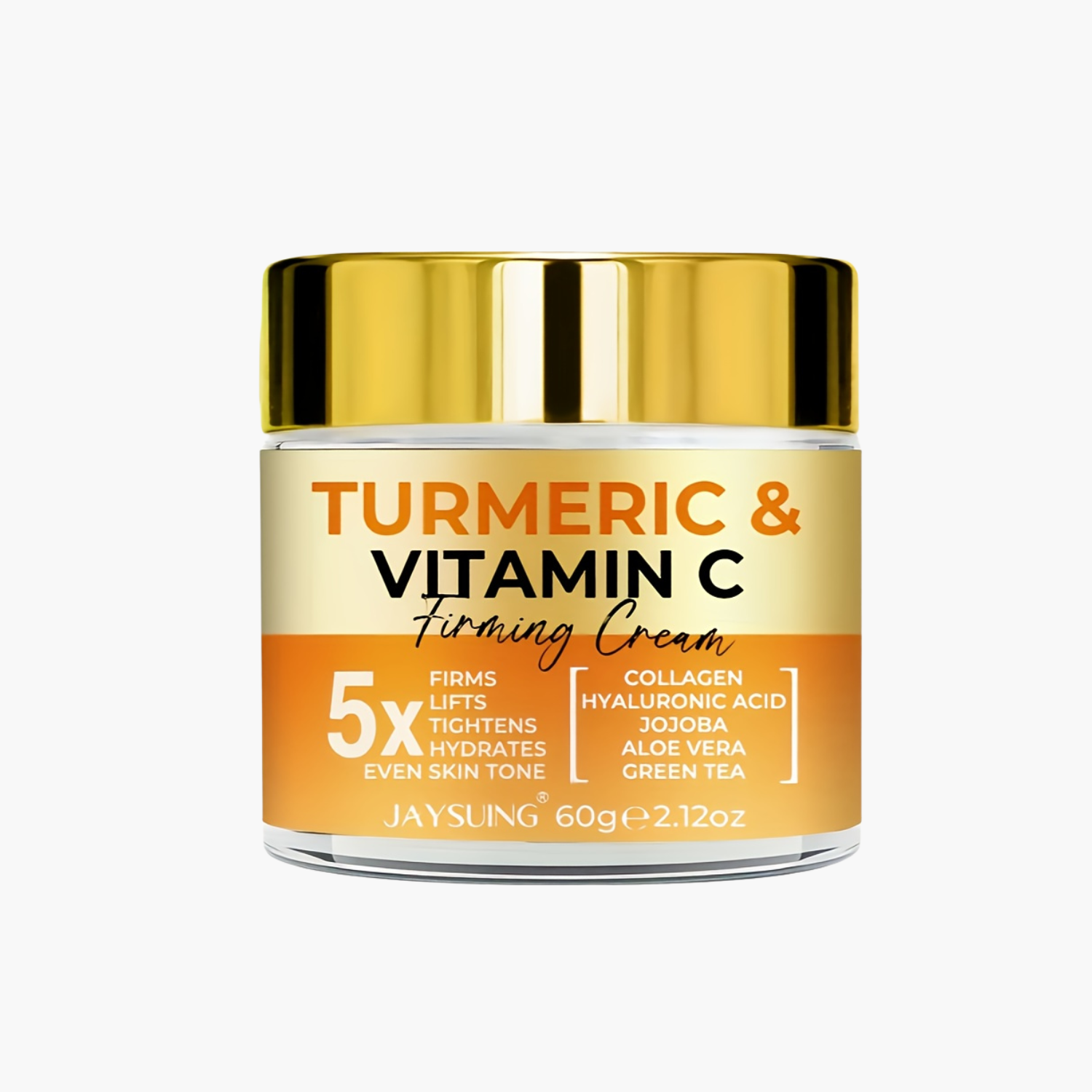 Crème raffermissante coréenne curcuma vitamine C collagène - K-beauty hydratante anti-âge vitamine E A