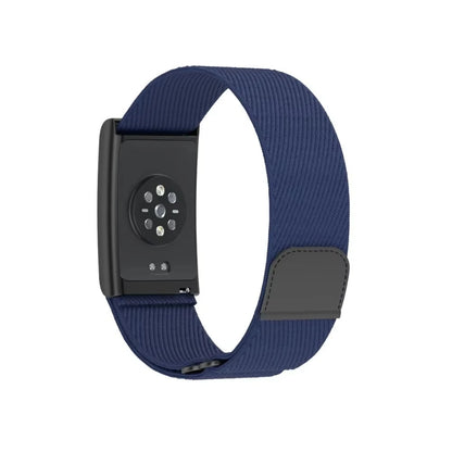 Détail coutures renforcées bracelet Amazfit Helio - durabilité premium