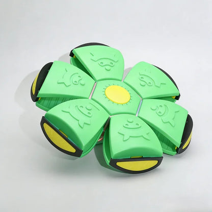 Disque volant UFO vert foncé – jouet de plein air famille...