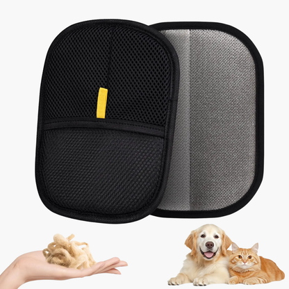 Gant de toilettage pour animaux éliminant les poils sur canapé et meubles