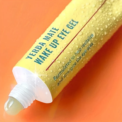 Gel contour des yeux caféine yerba mate beige - Soin anti-cernes anti-poches - Traitement défatigant illuminateur regard
