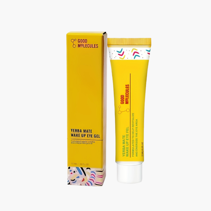 Gel contour yeux yerba mate caféine 15ml - Anti-cernes anti-poches acide hyaluronique non gras tous types peaux
