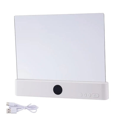 Lampe de lecture LED ultra-plate rechargeable USB design compact et portable 204g
