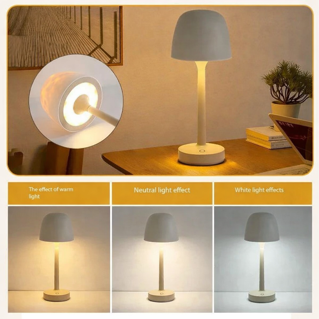 Lampe veilleuse champignon LED - Détails design et fonctionnalités
