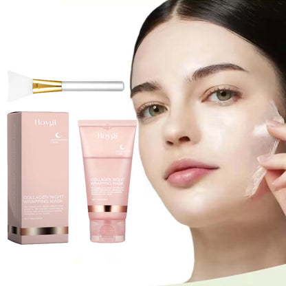 Masque peel-off collagène K-beauty - Soin visage hydratant anti-rides raffermissant - Masque à arracher
