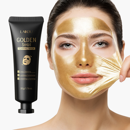 Masque peel-off doré LAIKOU 50g - Masque nettoyant hypoallergénique à la glycérine - Tous types de peaux sans formaldéhyde