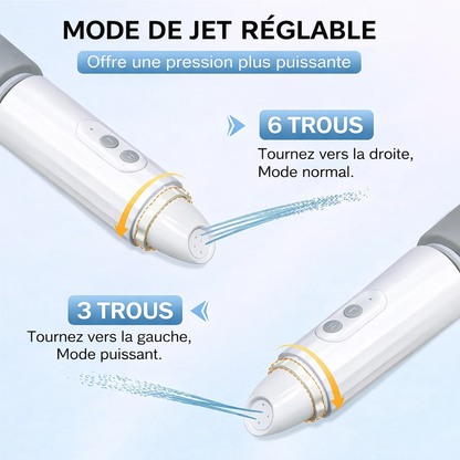Port de recharge USB-C bidet portable - compatible tous chargeurs modernes
