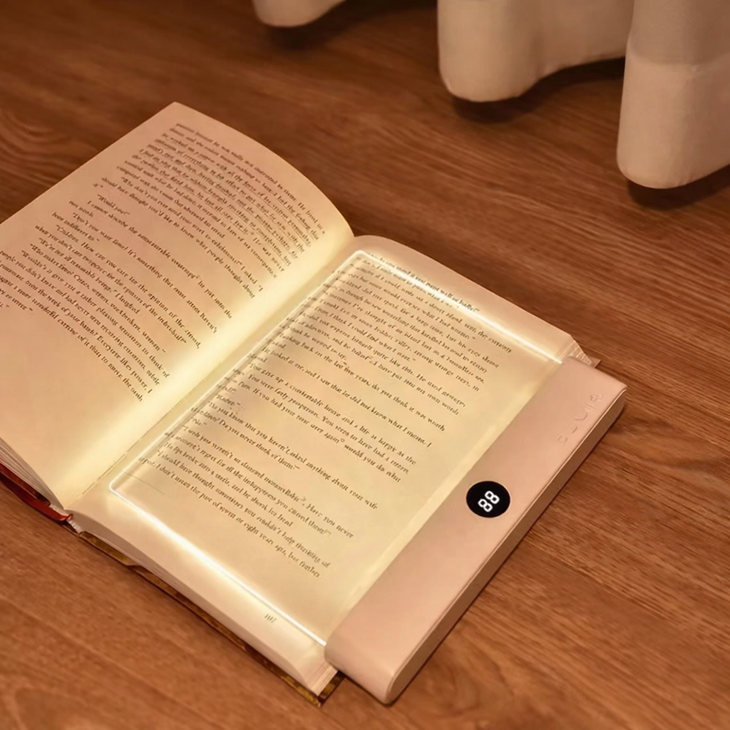 Recharge USB de la lampe de lecture LED - batterie longue durée pour plusieurs heures d'autonomie
