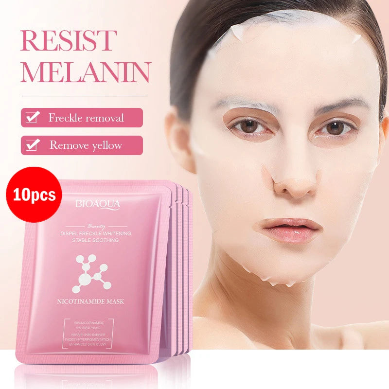 Masque Tissu Acide Hyaluronique BIOAQUA – Rétinol, Niacinamide, Vitamine C | Pack 5 ou 10 - SMZ DR SOPHIE