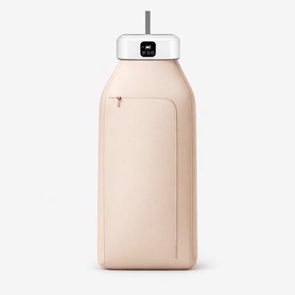 Sèche-linge portable électrique blanc avec stérilisation UV, pliable et compact pour petit espace
