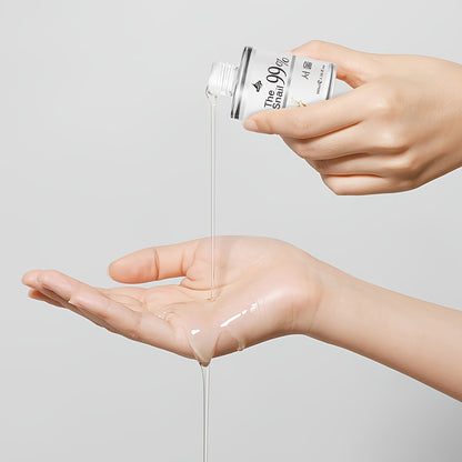 Sérum visage SUMIFANG bave d'escargot aloe vera - Soin hydratant vitamine C 100ml - Traitement réparateur anti-âge
