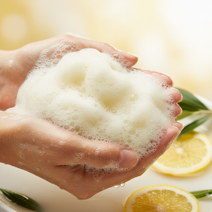 Mousse savon citron