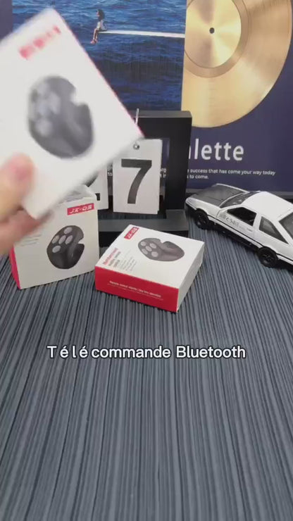 Accessoire bague Bluetooth selfie certifié CE - contrôle multimédia et photo à distance