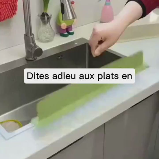 Pare-Éclaboussures pour Évier en Silicone avec Ventouse – Protection Anti-Splash Cuisine